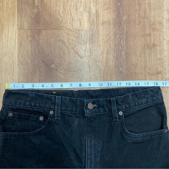 Levi's 550 Relaxed Fit Tapered Faded Black Jeans Mens 34x30 USA Made Vintage 90s - Picture 3 of 14